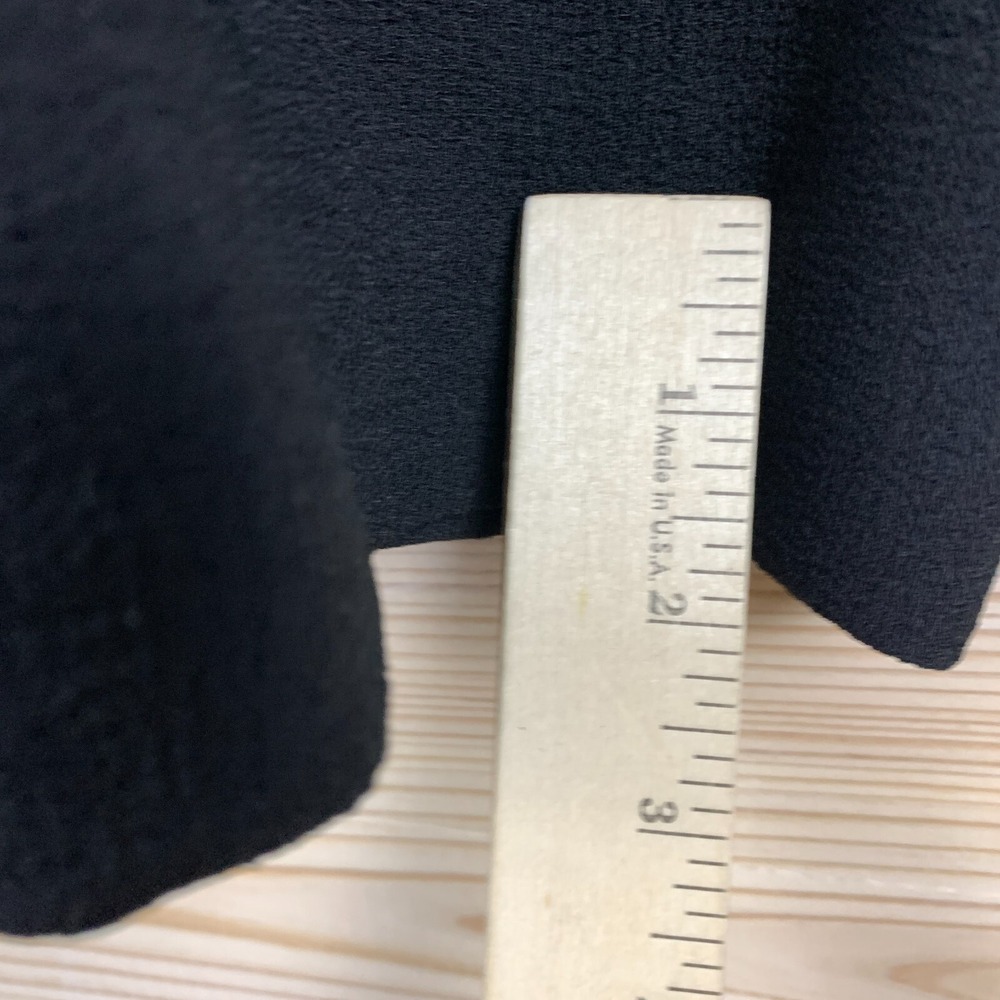 Adrianna Papell Black Long Sleeve Sheer Sleeve Cocktail Dress - Picture 12 of 16